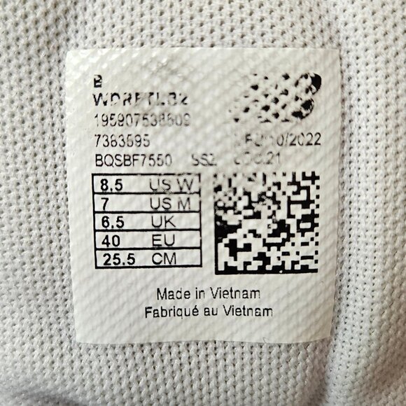 New Balance Women's DRFT V2 WDRFTLB2 Black White Running Shoes Size 8.5 - Picture 10 of 10